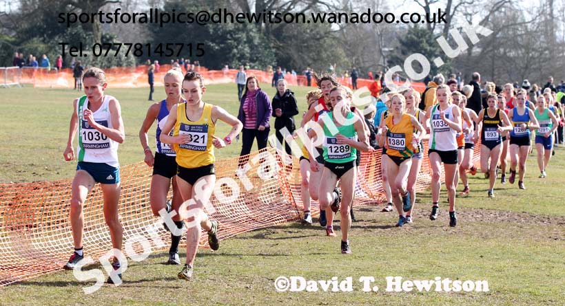 Louise Daman (Hampshire) 1030 and Lily Partridge lead the Senior Womens Inter Counties Championships,  Cofton Park, Birmingham. Photo: David T. Hewitson/Sports for All Pics